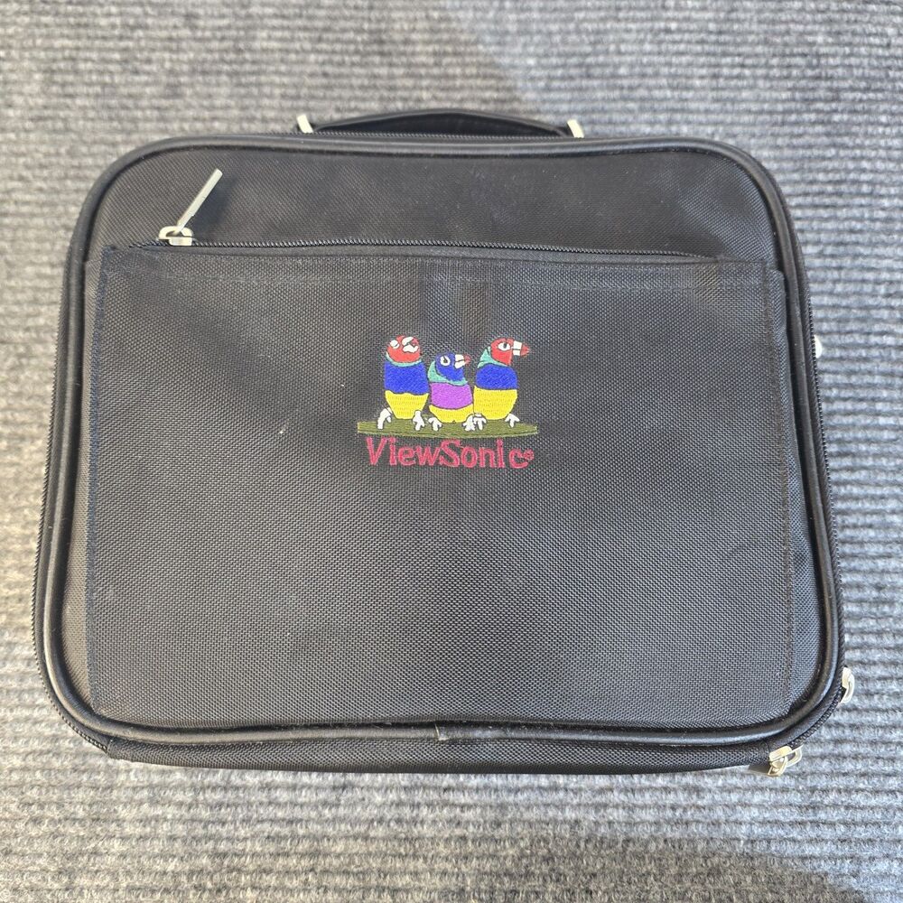 ViewSonic Projector Carrying Case Black 11x9x4 inch with Shoulder Strap